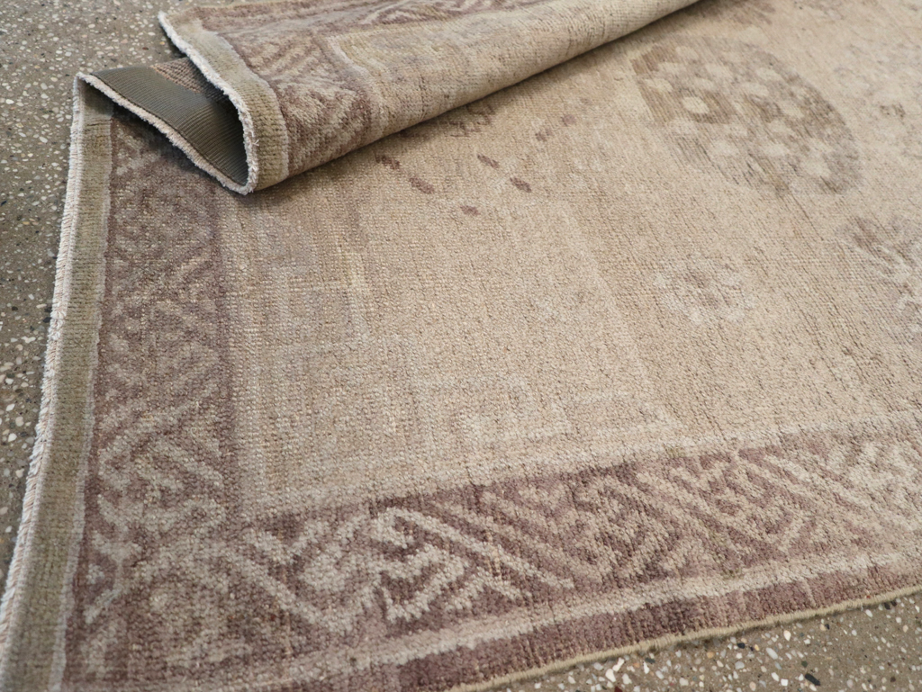 Antique East Turkestan Khotan Rug, No.15826 - Staging