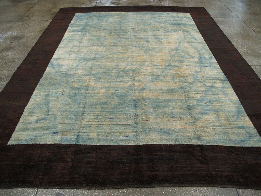 Vintage Turkish Anatolian Modernist Carpet, No.15830 - Staging