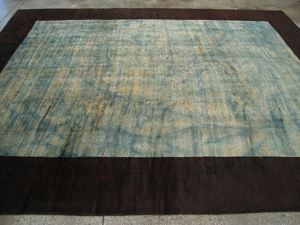 Vintage Turkish Anatolian Modernist Carpet, No.15830 - Staging
