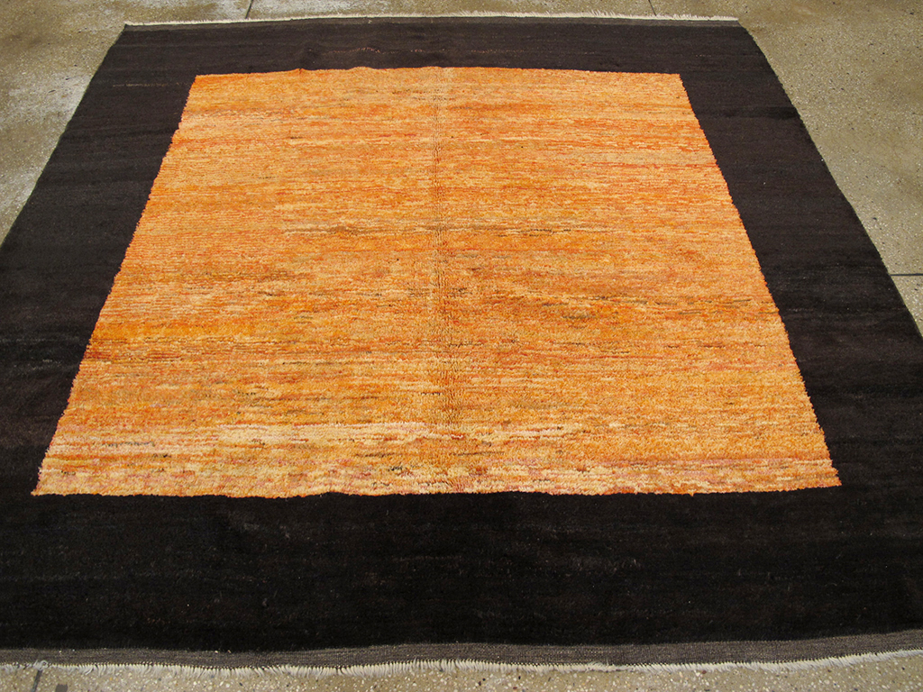 Vintage Turkish Anatolian Modernist Carpet, No.15836 - Staging