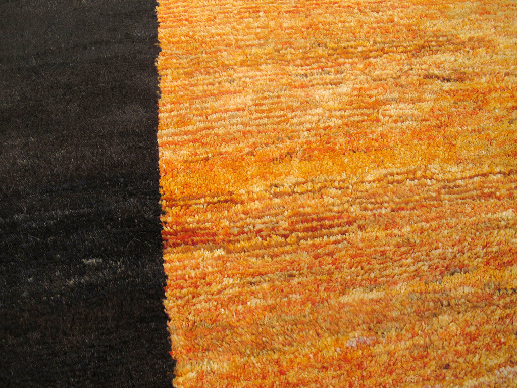 Vintage Turkish Anatolian Modernist Carpet, No.15836 - Staging