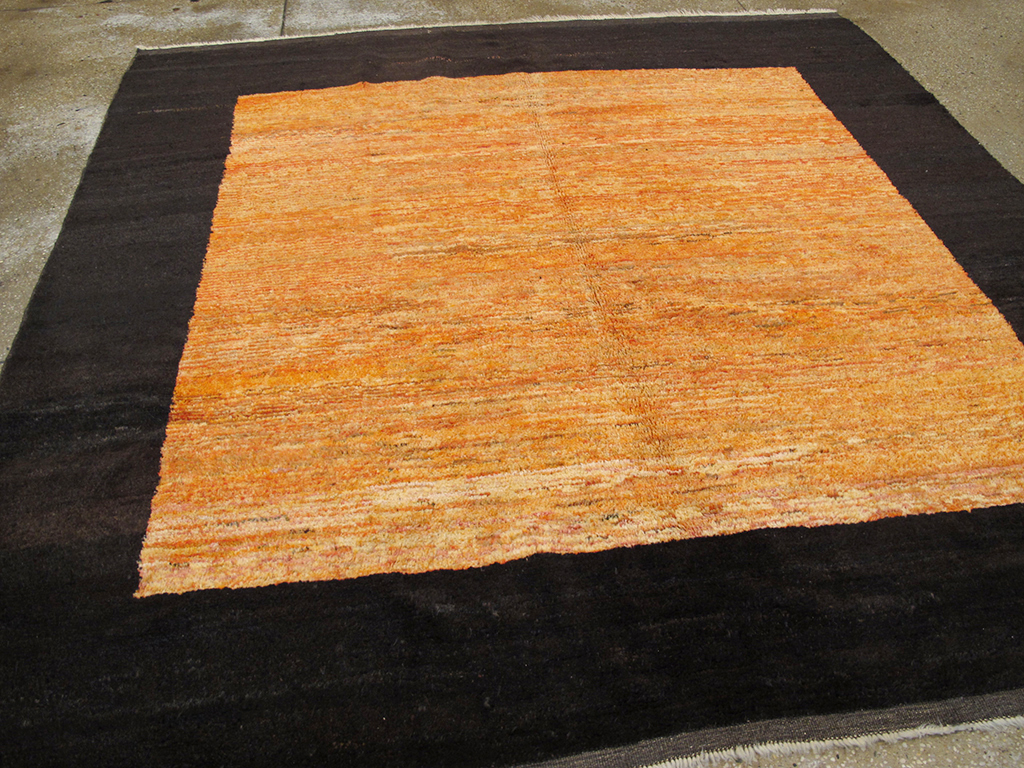 Vintage Turkish Anatolian Modernist Carpet, No.15836 - Staging