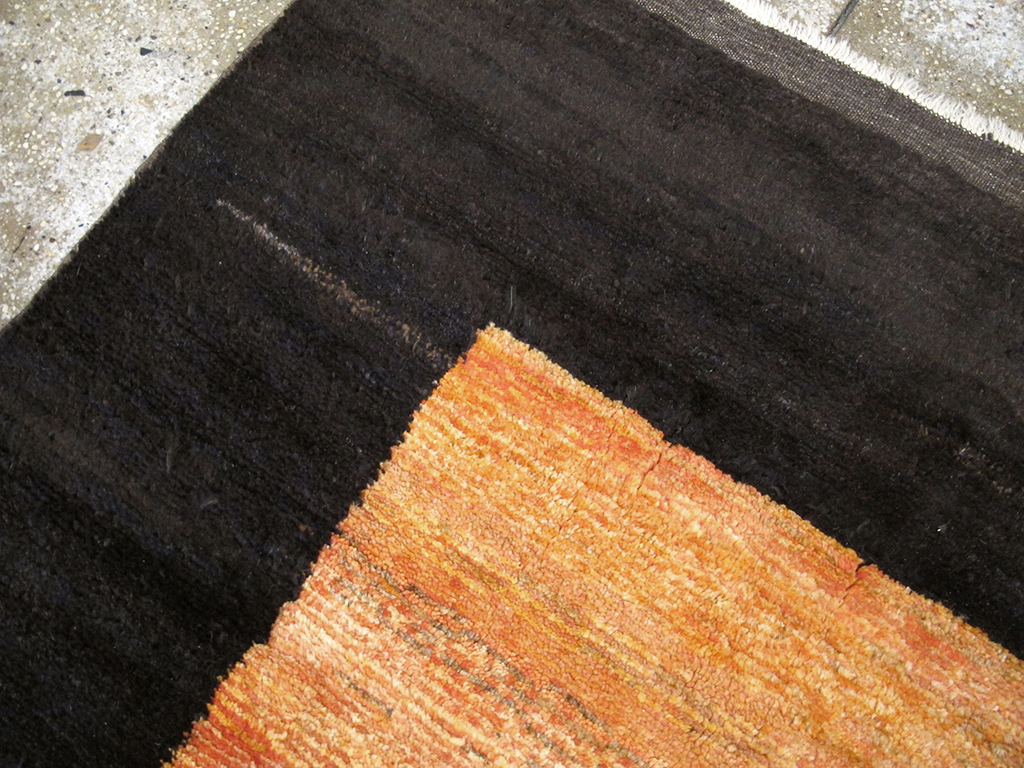 Vintage Turkish Anatolian Modernist Carpet, No.15836 - Staging