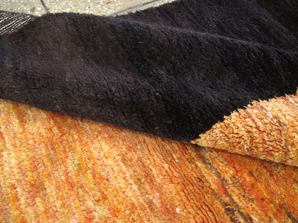 Vintage Turkish Anatolian Modernist Carpet, No.15836 - Staging