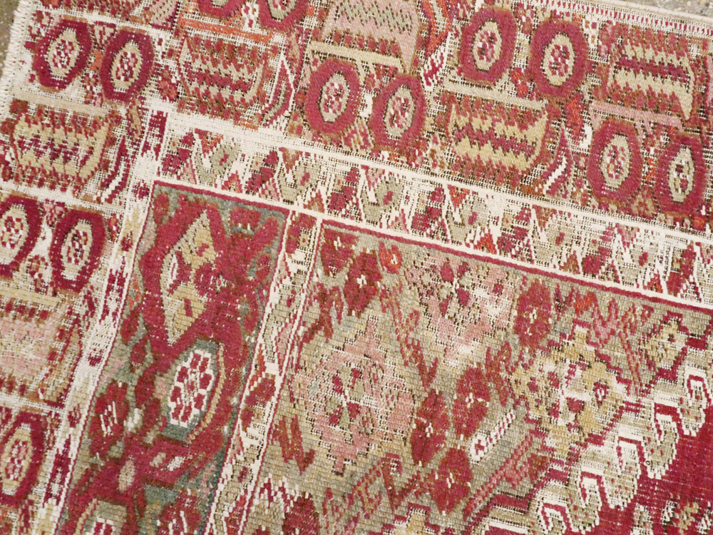 Antique Turkish Ghiordes Rug, No.15847 - Staging