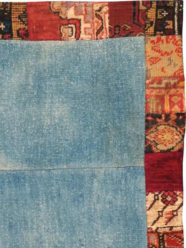 Modern Turkish Anatolian Patchwork Throw Rug, No.15872 - Staging