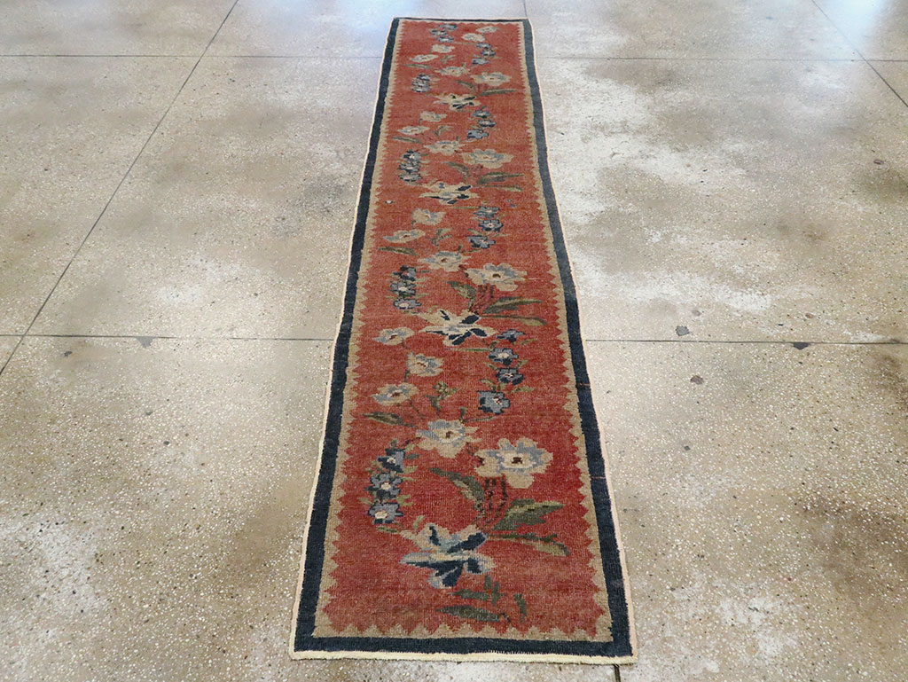 Vintage Turkish Anatolian Runner, No.15890 - Staging