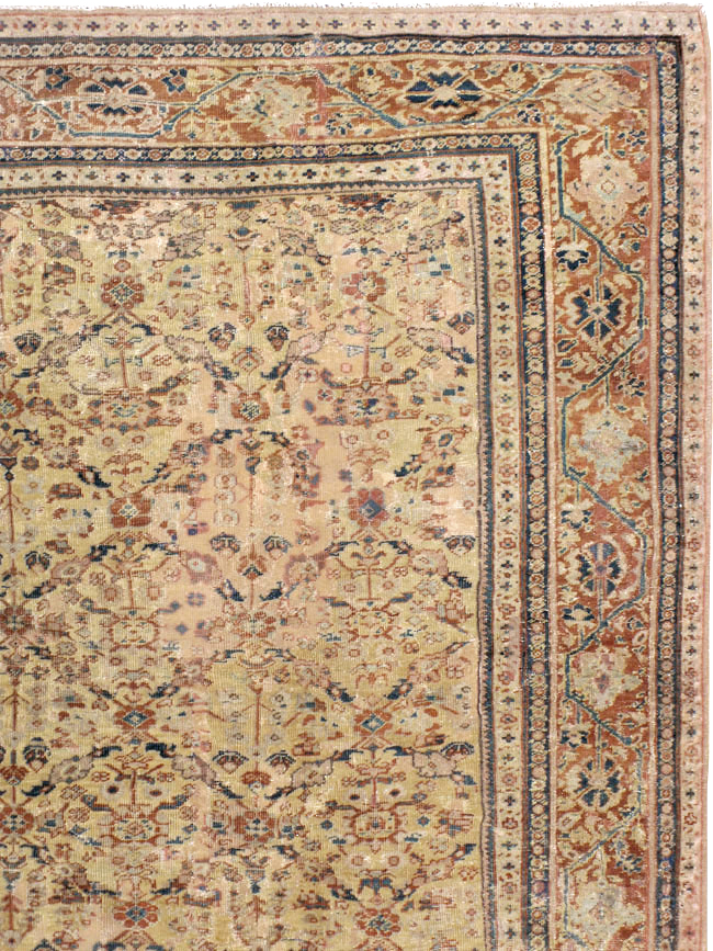 Antique Persian Mahal Carpet, No.15894 - Staging