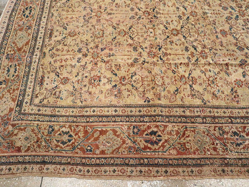 Antique Persian Mahal Carpet, No.15894 - Staging