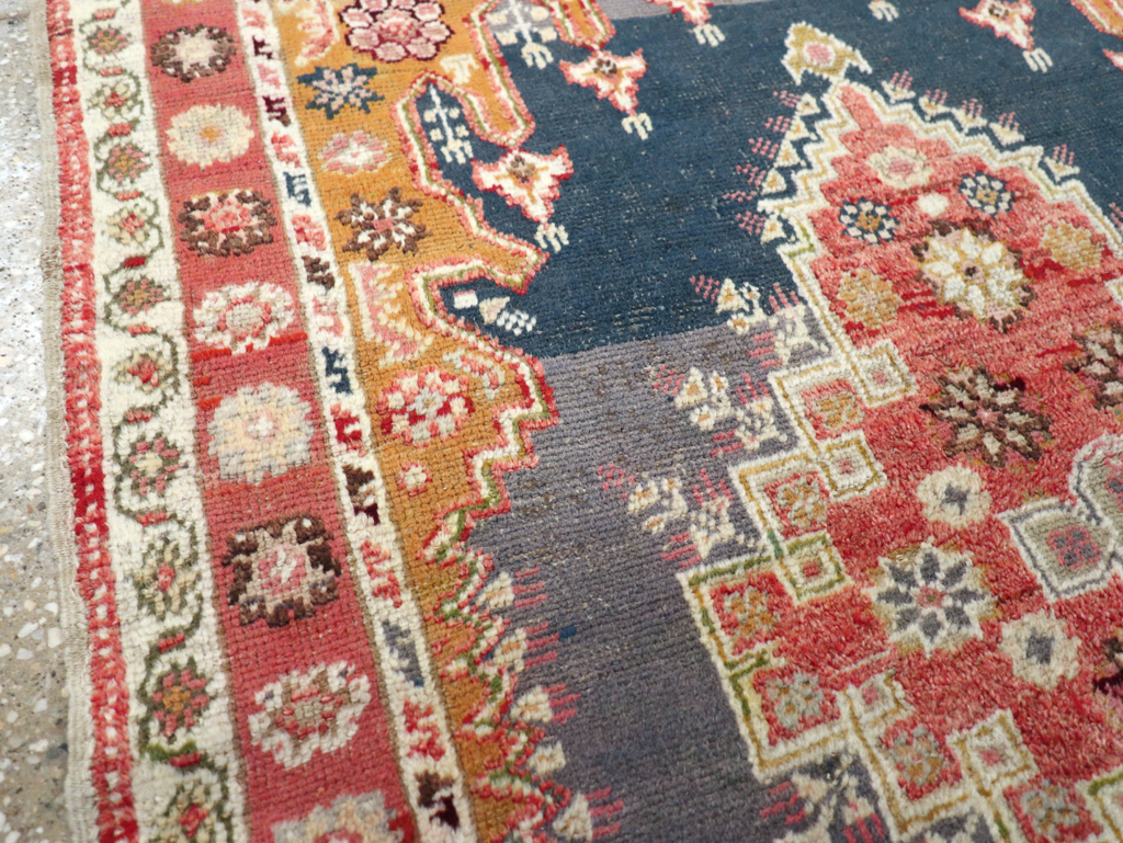 Antique Turkish Oushak Rug, No.15909 - Staging