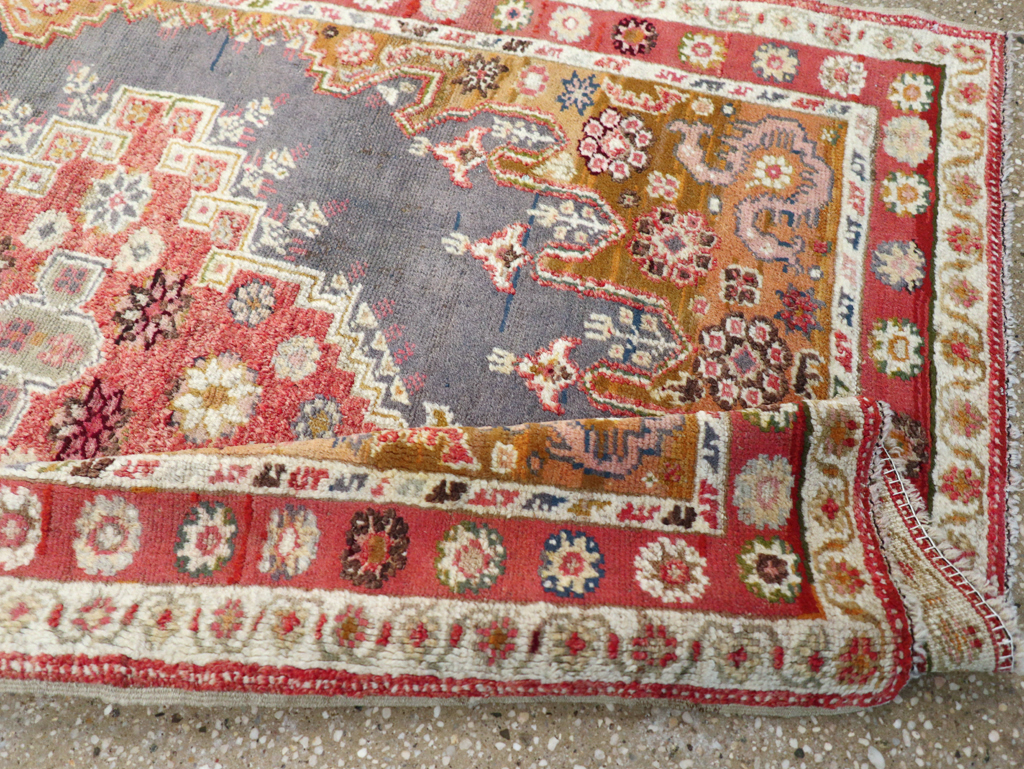 Antique Turkish Oushak Rug, No.15909 - Staging