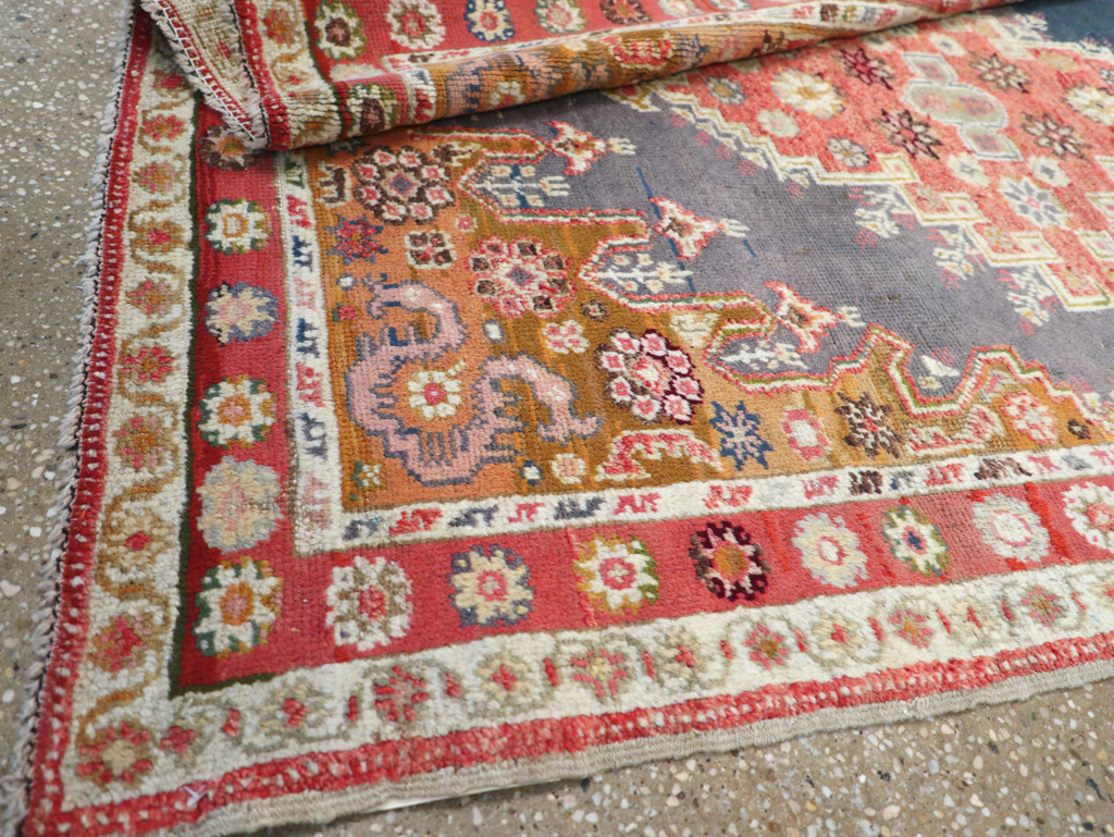 Antique Turkish Oushak Rug, No.15909 - Staging