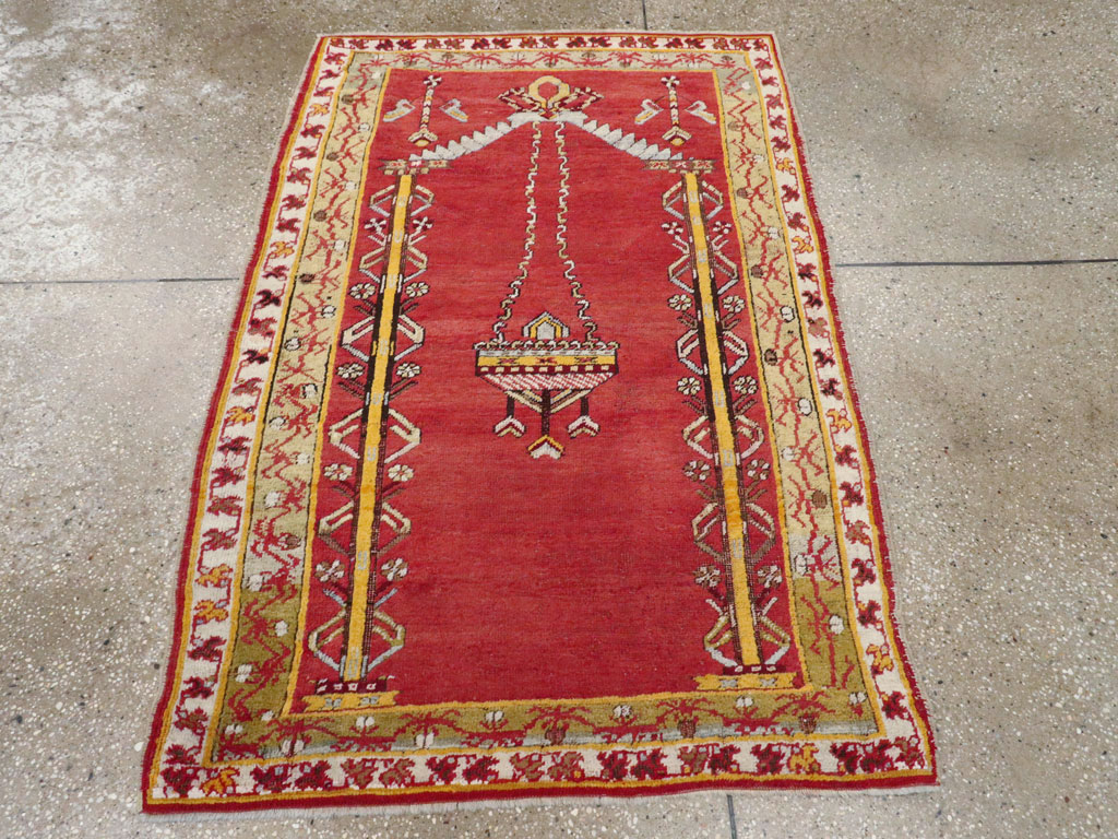 Antique Turkish Ghiordes Rug, No.15924 - Staging