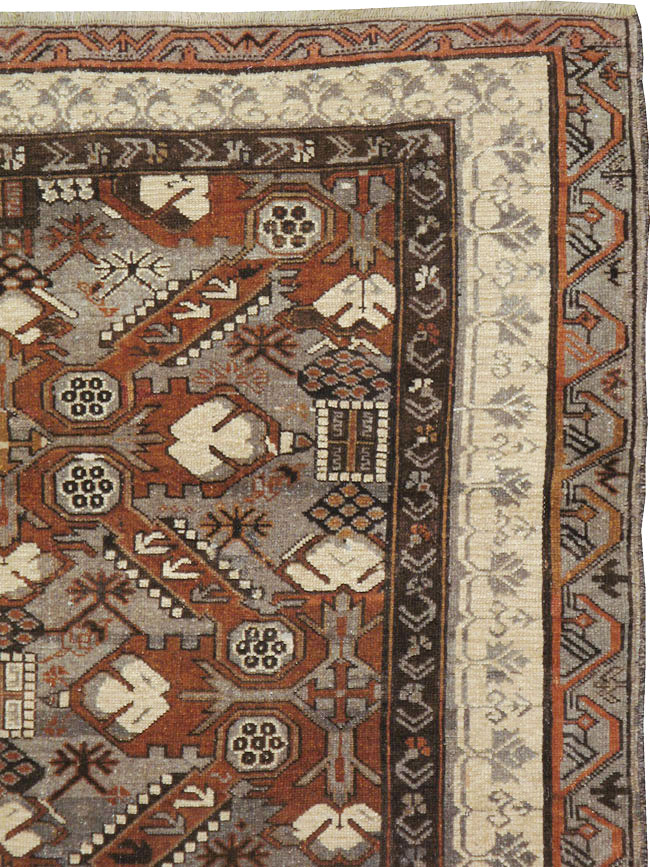 Antique Caucasian Zeikhour Carpet, No.15935 - Staging