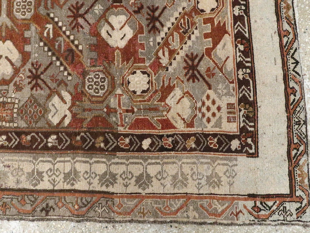 Antique Caucasian Zeikhour Carpet, No.15935 - Staging