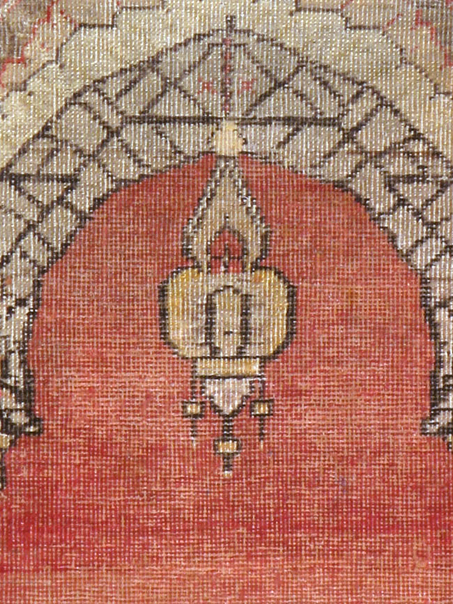 Antique Turkish Oushak Rug, No.15937 - Staging