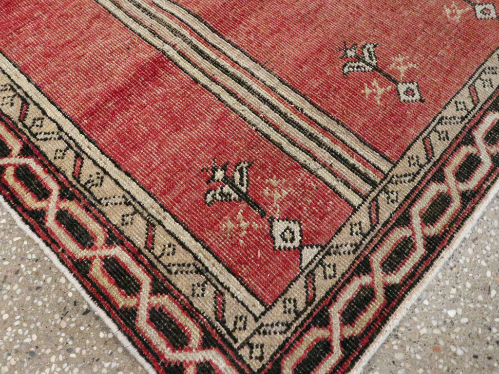 Antique Turkish Oushak Rug, No.15937 - Staging
