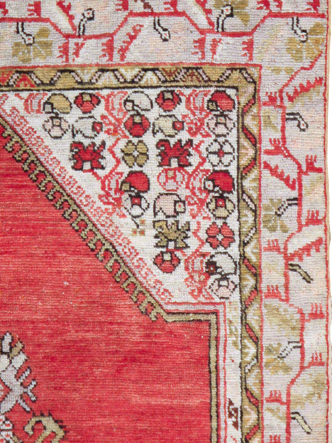 Vintage Turkish Oushak Rug, No.15939 - Staging