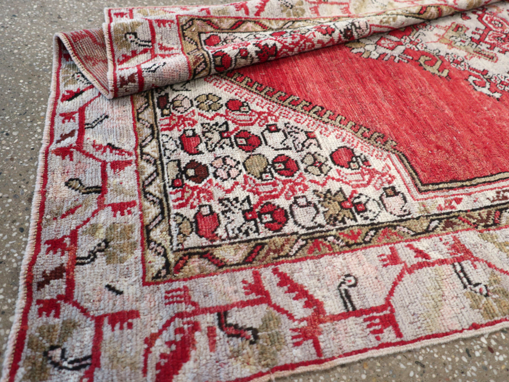 Vintage Turkish Oushak Rug, No.15939 - Staging