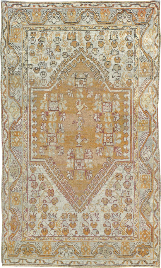 Antique Turkish Ghiordes Rug, No.15940 - Staging