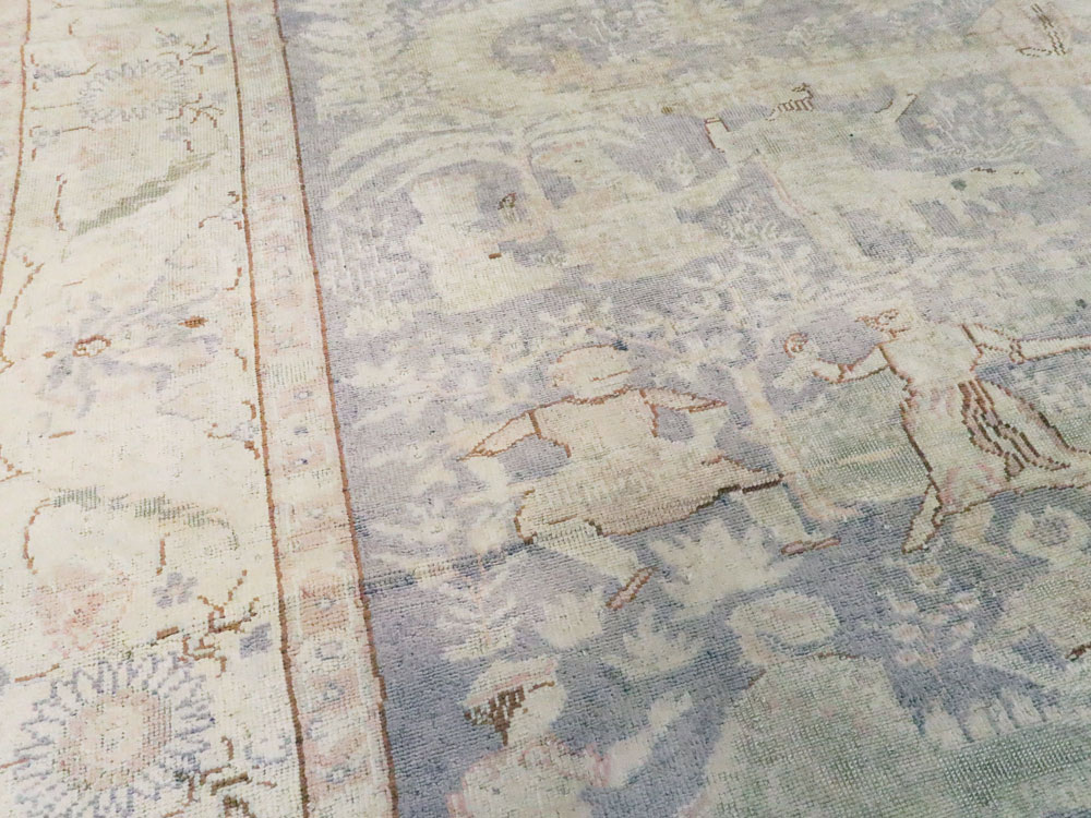 Vintage Turkish Kayseri Rug, No.15950 - Staging