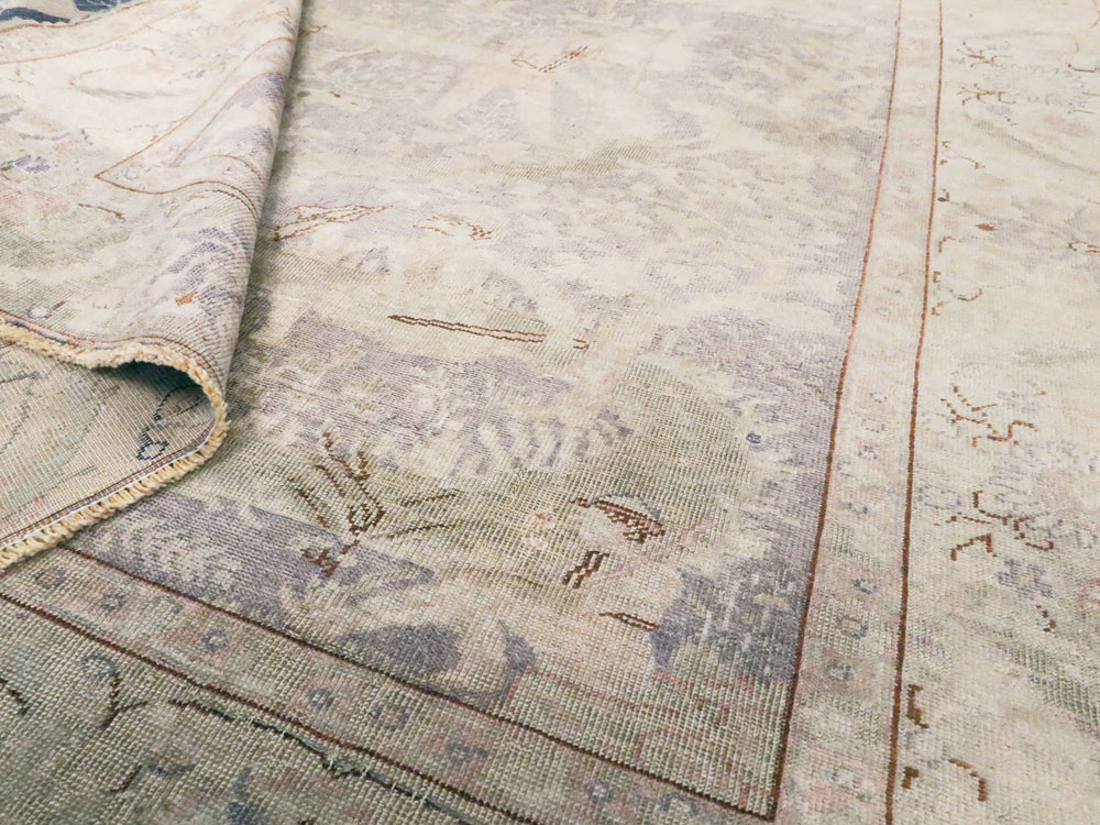 Vintage Turkish Kayseri Rug, No.15950 - Staging