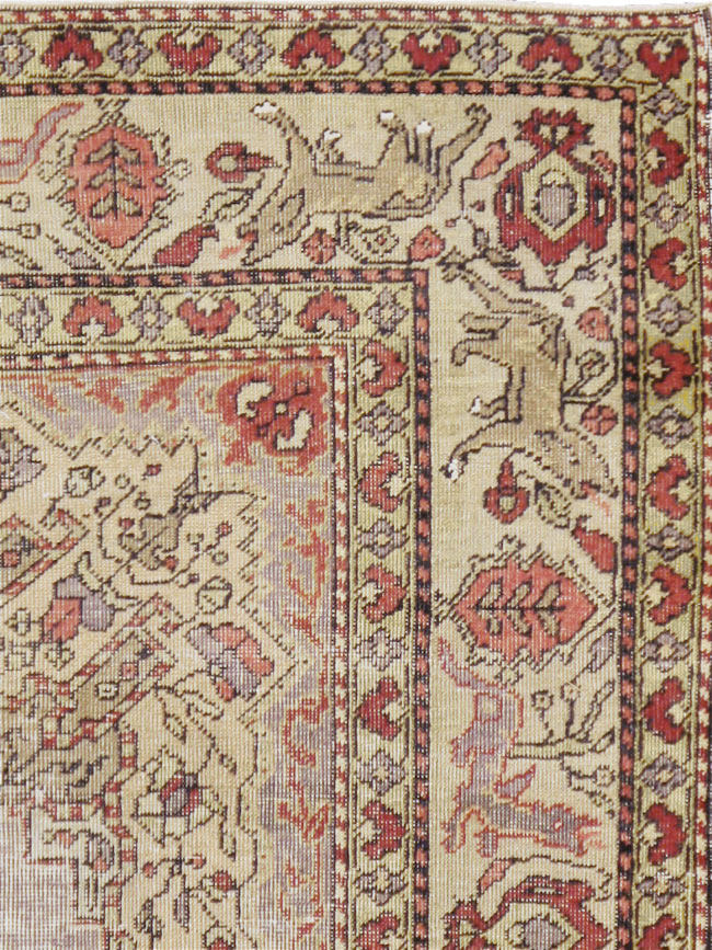 Vintage Turkish Sivas Pictorial Rug, No.15956 - Staging
