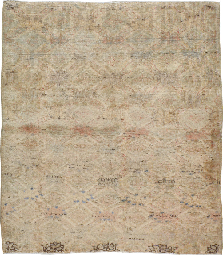 Vintage Turkish Anatolian Square Rug, No.15961 - Staging