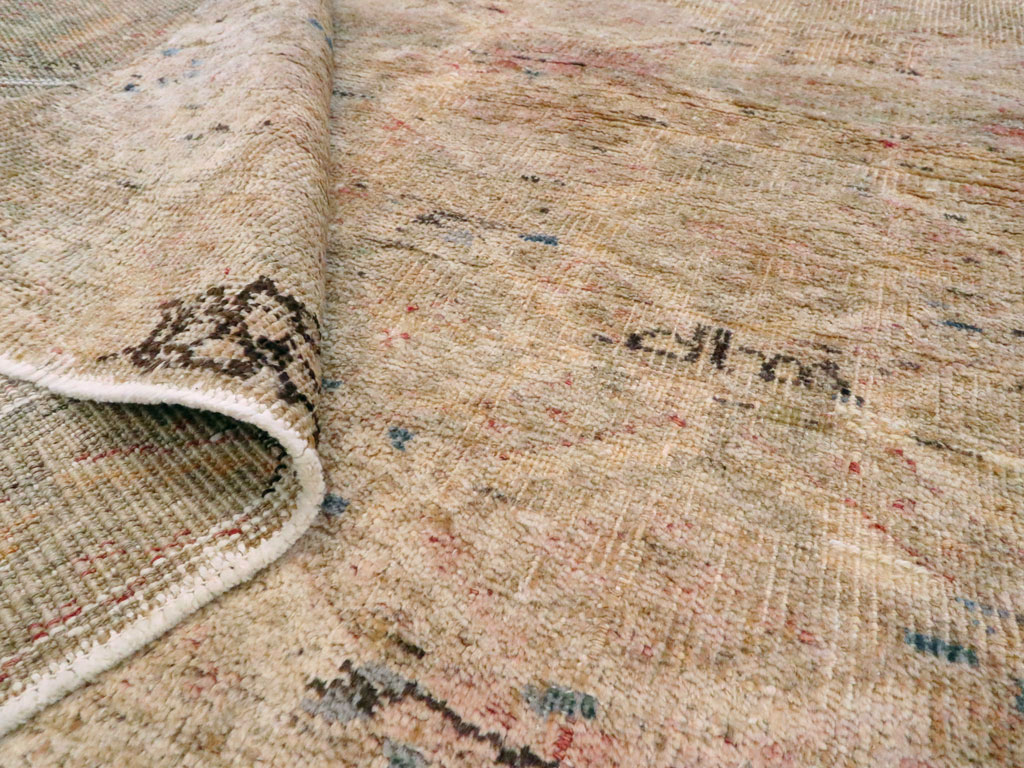 Vintage Turkish Anatolian Square Rug, No.15961 - Staging