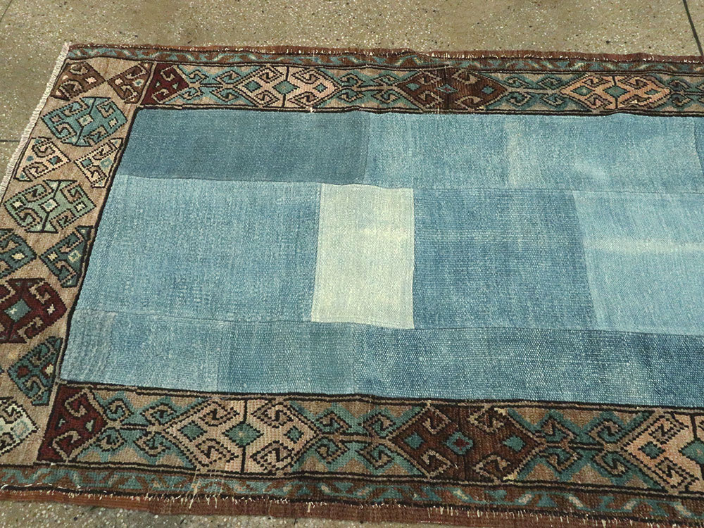 Vintage Turkish Patchwork Kilim, No.15963 - Staging