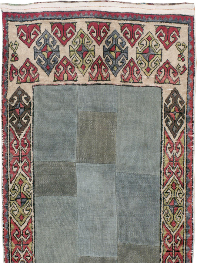 Vintage Turkish Patchwork Kilim, No.15965 - Staging