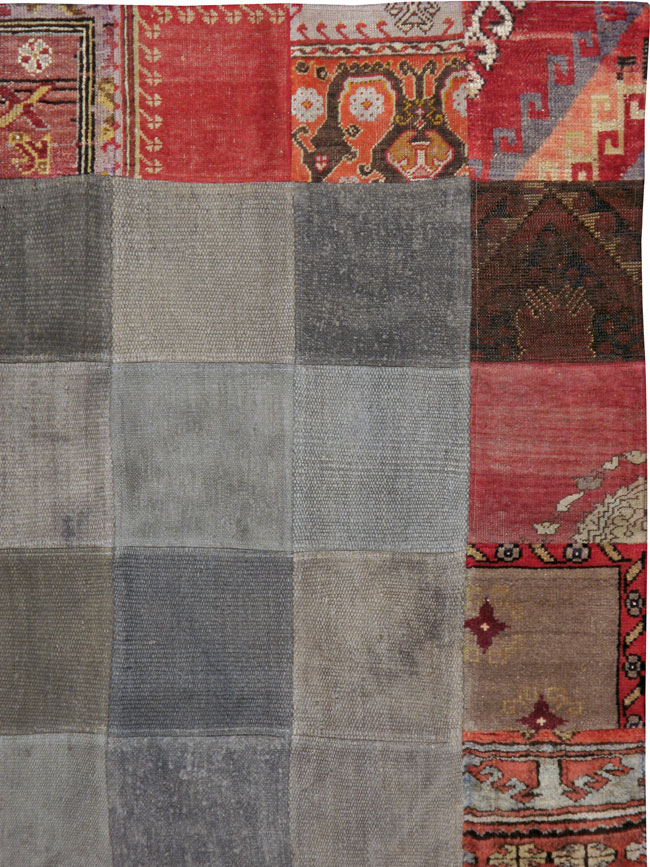 Vintage Patchwork Kilim, No.15967 - Staging