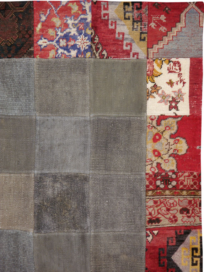 Vintage Patchwork Kilim, No.15967 - Staging