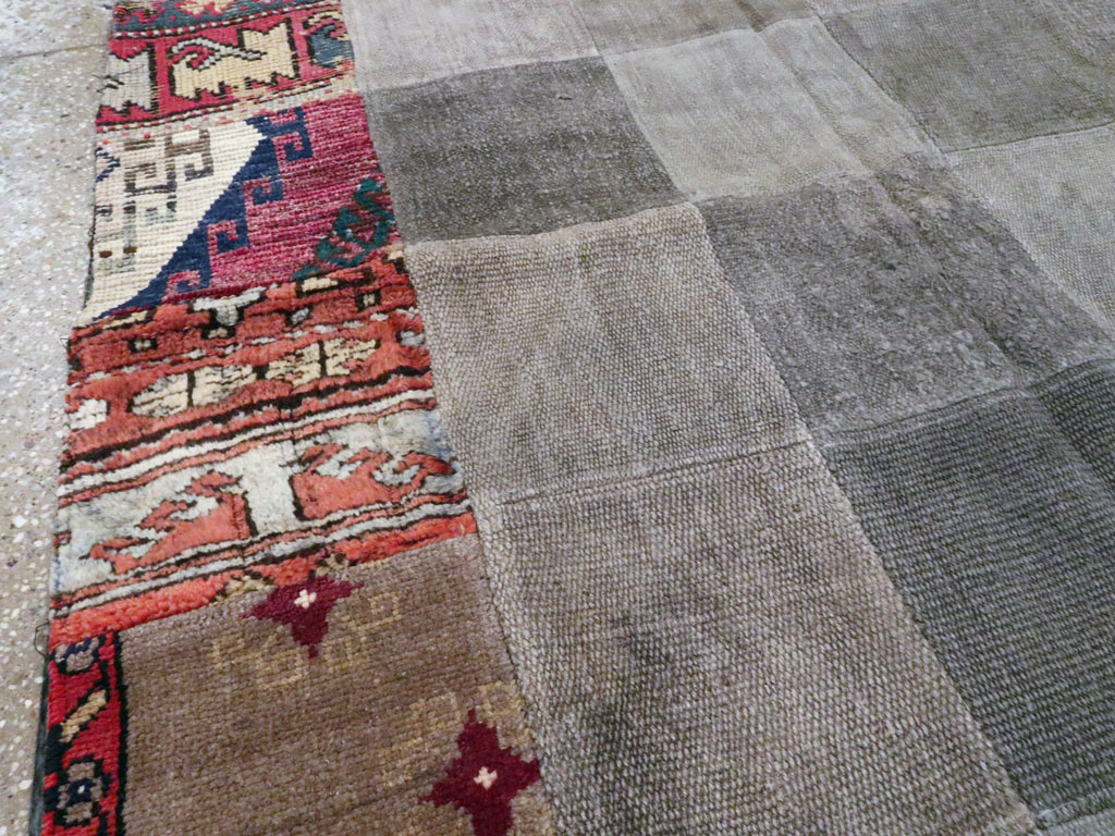 Vintage Patchwork Kilim, No.15967 - Staging