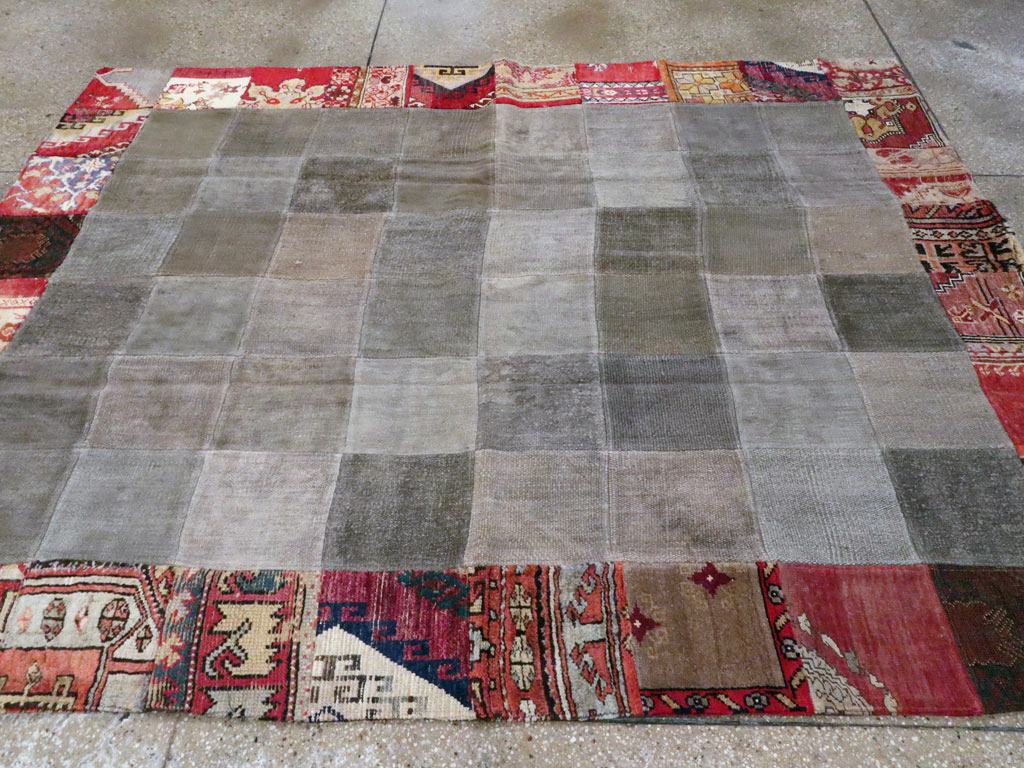 Vintage Patchwork Kilim, No.15967 - Staging