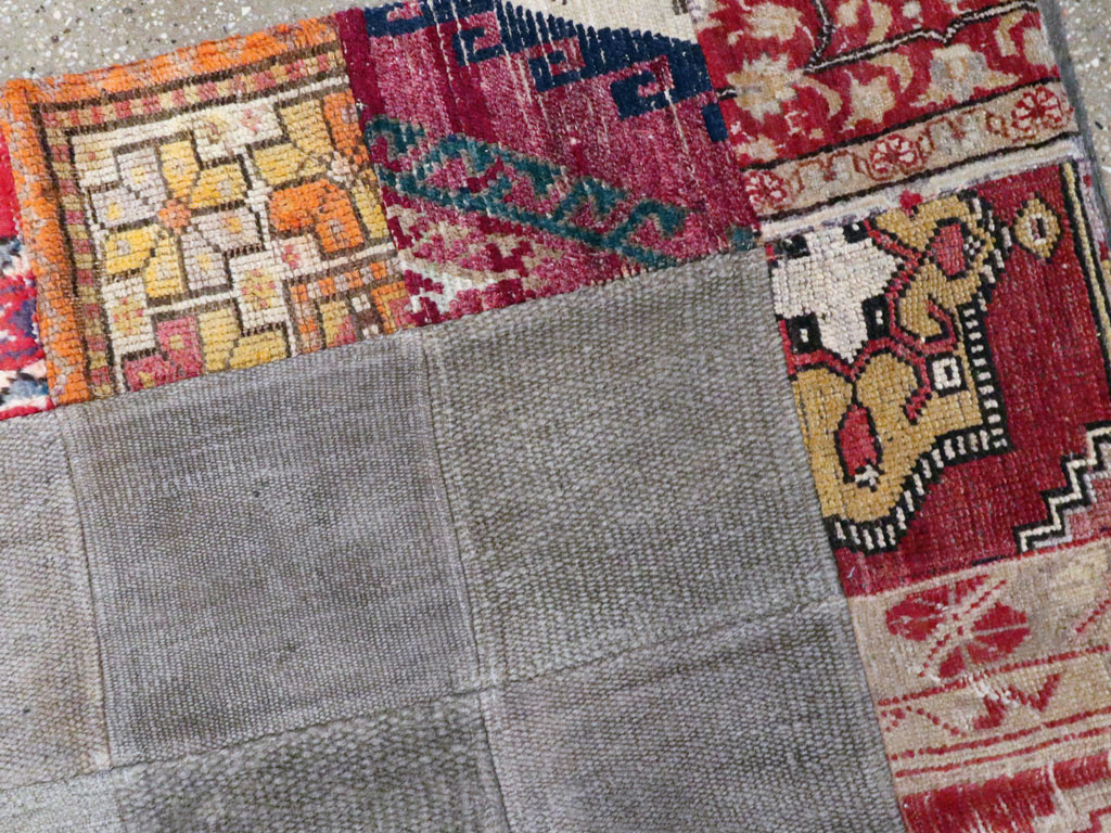 Vintage Patchwork Kilim, No.15967 - Staging