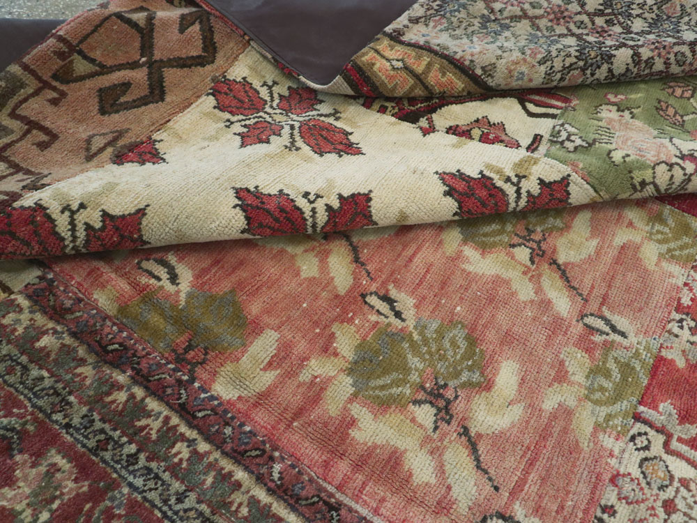 Vintage Turkish Anatolian Patchwork carpet, No.15968 - Staging