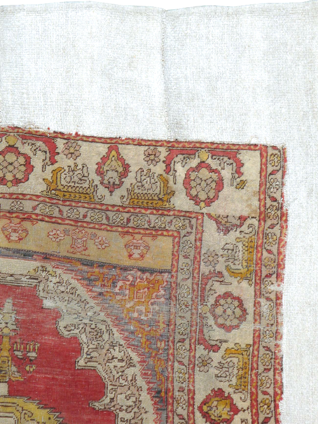 Antique Turkish Ghiordes Rug, No.15972 - Staging