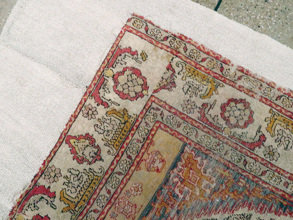 Antique Turkish Ghiordes Rug, No.15972 - Staging