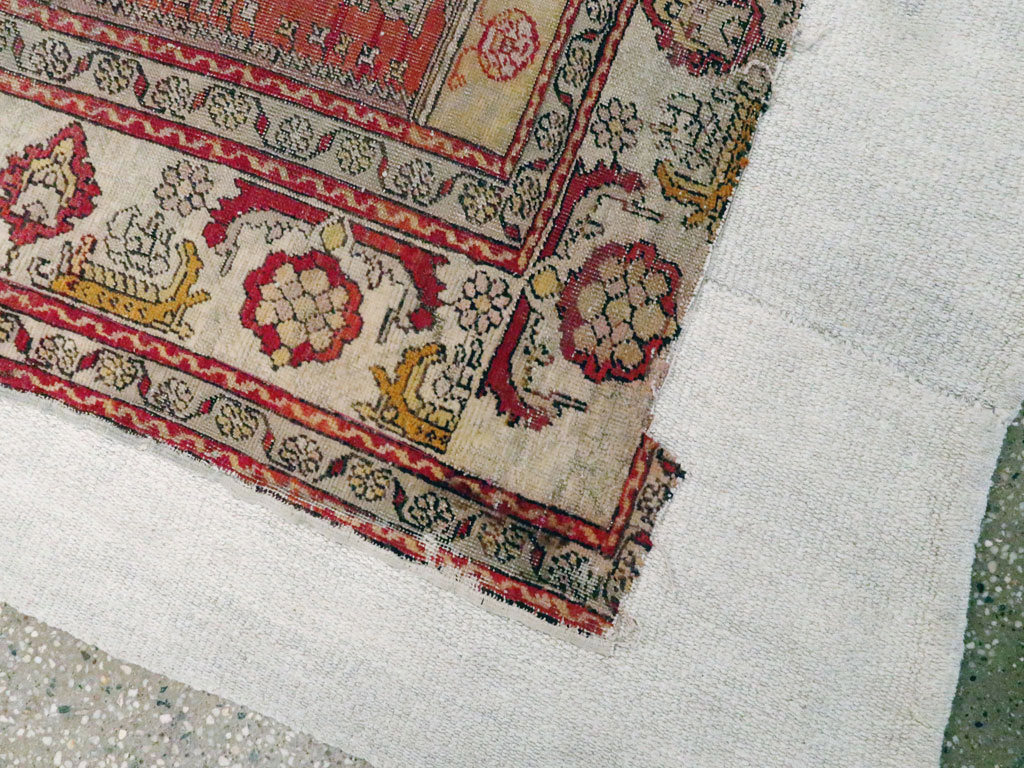 Antique Turkish Ghiordes Rug, No.15972 - Staging