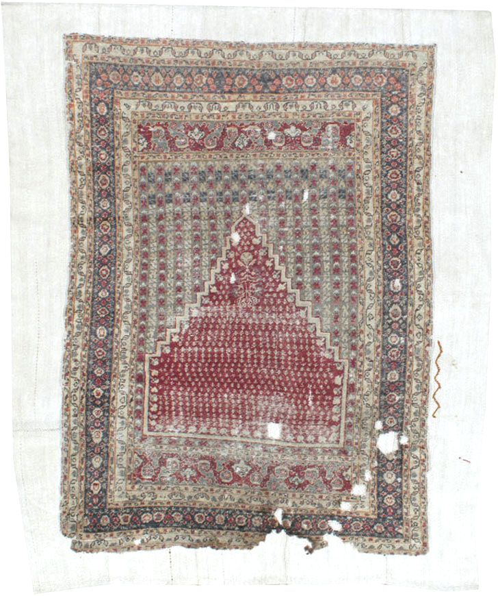 Antique Turkish Ghiordes Rug, No.15973 - Staging