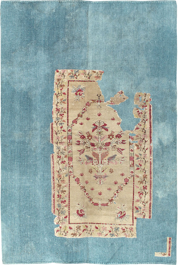 Antique Turkish Ghiordes Rug, No.15974 - Staging