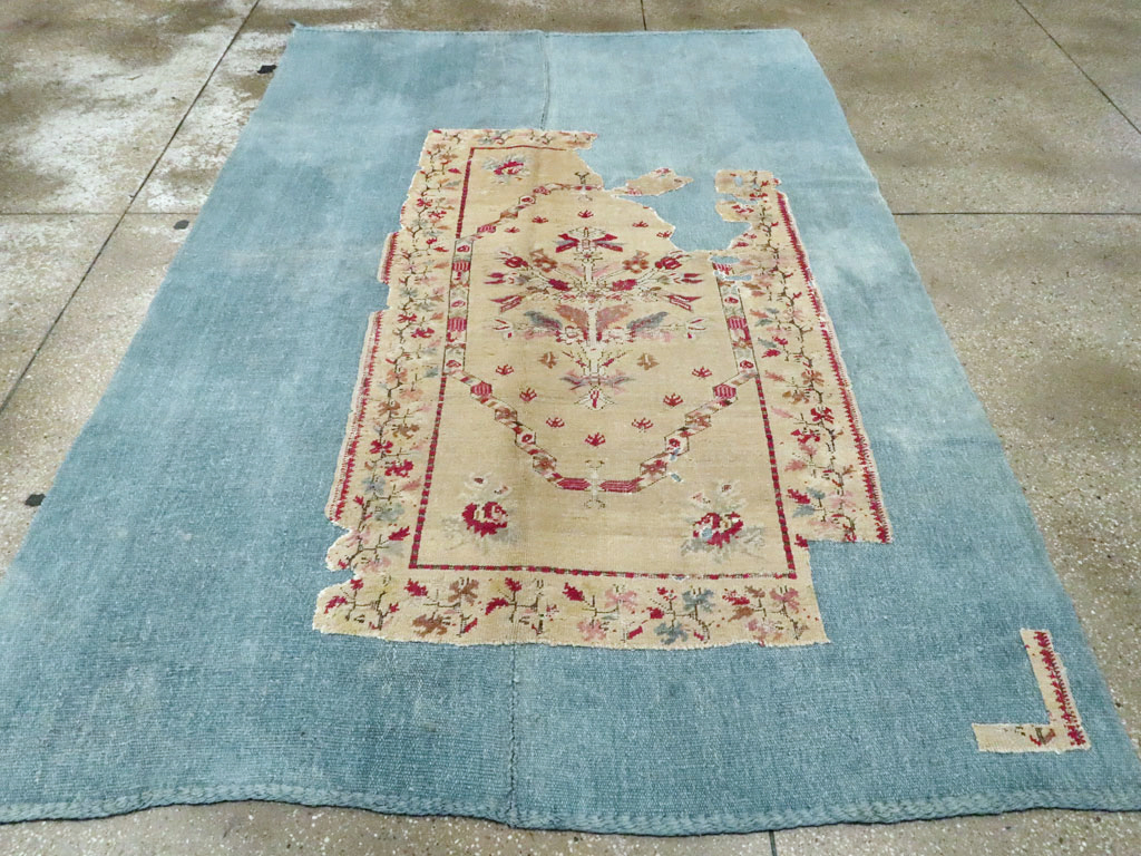 Antique Turkish Ghiordes Rug, No.15974 - Staging