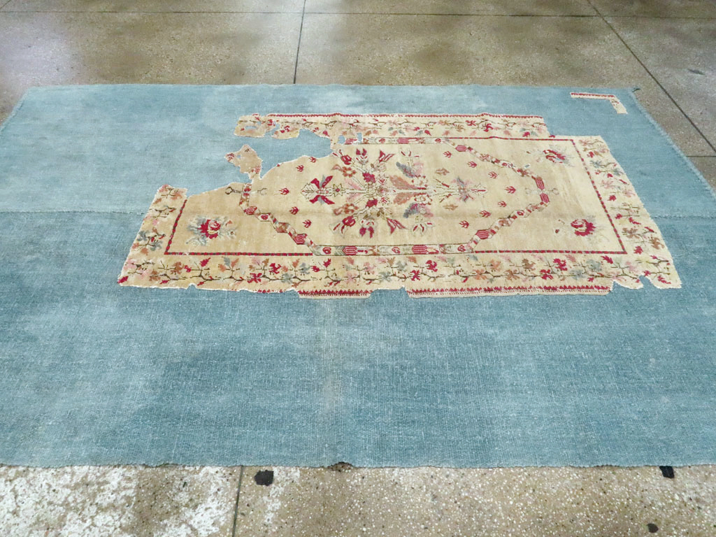 Antique Turkish Ghiordes Rug, No.15974 - Staging