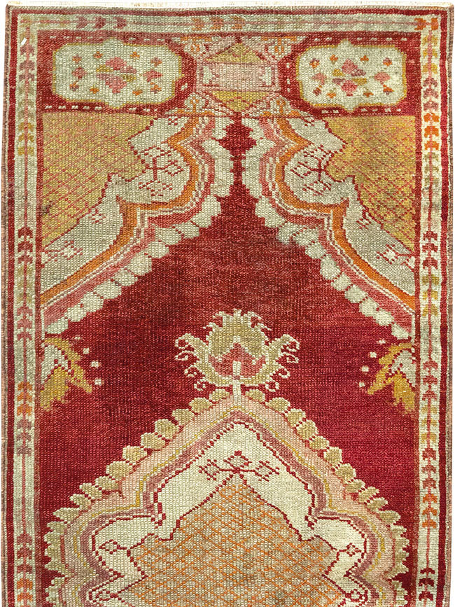 Vintage Turkish Oushak Rug, No.15996 - Staging