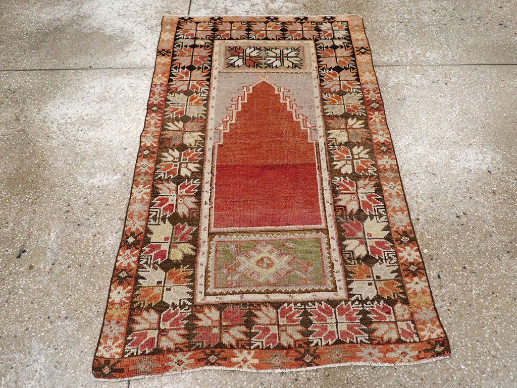 Antique Turkish Anatolian Rug, No.16012 - Staging