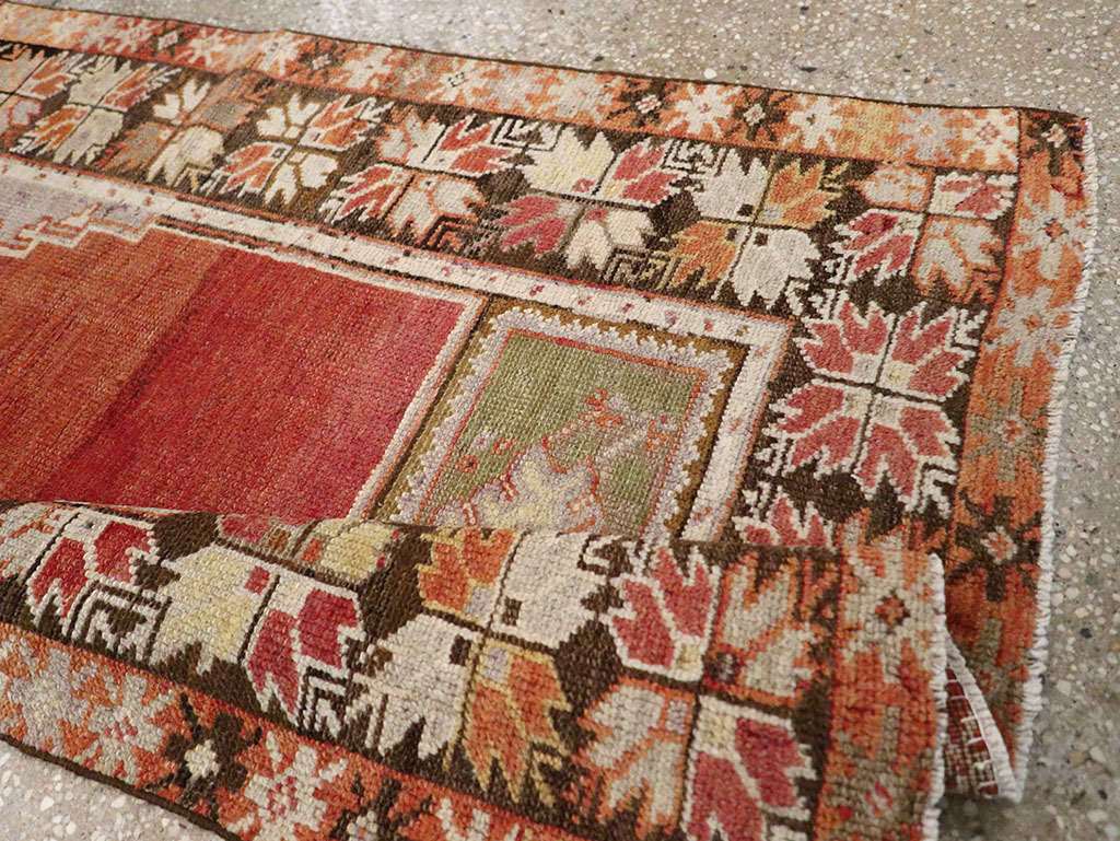 Antique Turkish Anatolian Rug, No.16012 - Staging