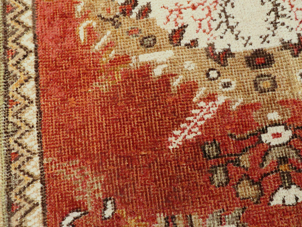 Vintage Turkish Oushak Rug, No.16028 - Staging