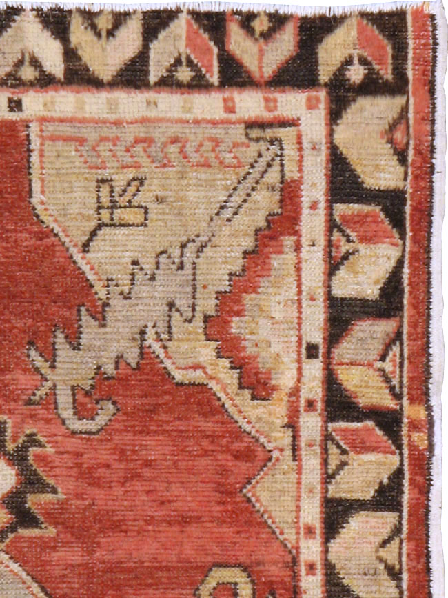 Vintage Turkish Oushak Rug, No.16037 - Staging