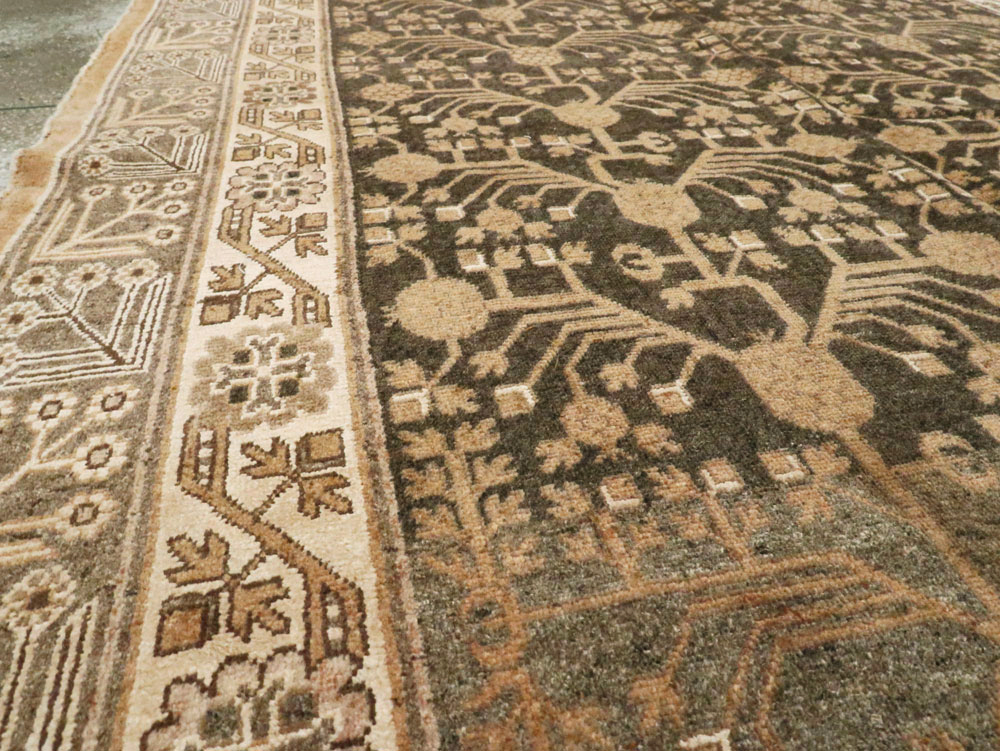 Antique East Turkestan Khotan Carpet, No.16049 - Staging